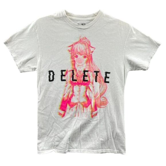 DOKI DOKI XS MENS GRAPHIC TEE SHIRT - Picture 1 of 3